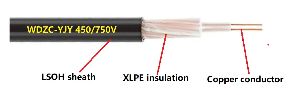 Lsoh Control Cable Without Armour 450750v